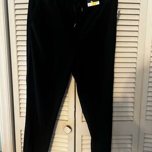 Women’s black joggers